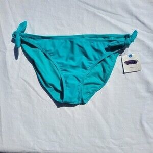 ARIZONA Jean Co Side Knotted Tie Teal Bikinin Bottom
